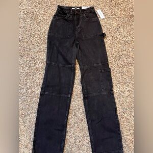 PacSun Black 90s boyfriend carpenter jeans